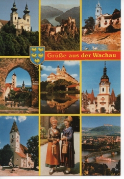 Ansichtskarte Grüße aus der Wachau - Mehrbildkarte